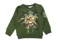 Name It rifle green Turtles sweatshirt